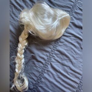 Adult size medium Elsa Dress with wig (worn once)